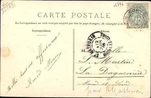 Ak Corne Maine et Loire, La Mairie