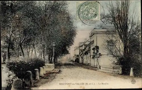 Ak Beaufort en Vallee Beaufort en Anjou Maine et Loire, Le Moulin