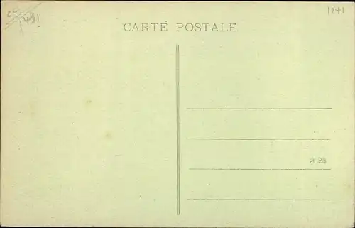 Künstler Ak Cholet Maine et Loire, Dorfpartie im Winter