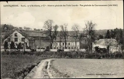 Ak Sainte Mesme Yvelines, Ecole, 13 Artillerie, Reserve generale des Poids Lourds