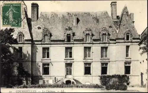 Ak Courseulles sur Mer Calvados, Château