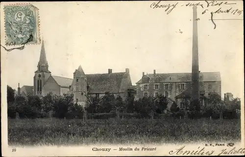 Ak Chouzy sur Cisse Loir et Cher, Moulin du Prieuré