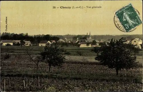 Ak Chouzy sur Cisse Loir et Cher, Vue Générale