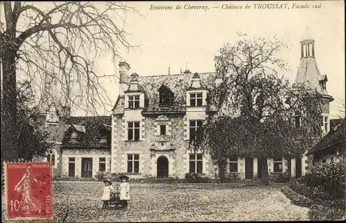 Ak Cheverny Loir et Cher, Château de Troussay