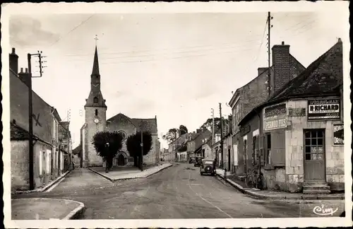 Ak Chitenay Loir-et-Cher, Place de l'Église