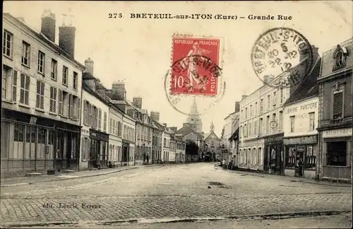 Ak Breteuil sur Iton Eure, Grande Rue