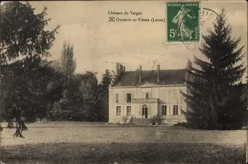 Ak Ouzouer sur Trézée Loiret, Château du Verger