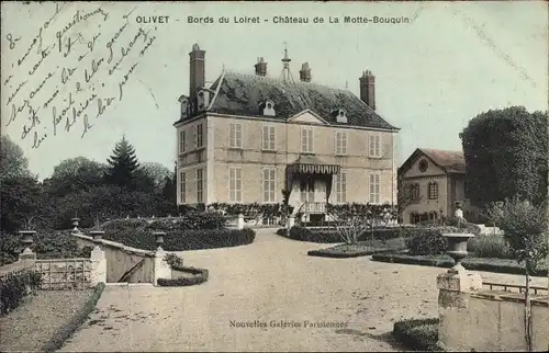 Ak Olivet Loiret, Château de la Motte Bouquin