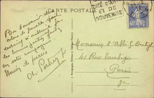 Ak Senlis Oise, Le Prieuré St. Maurice, Intérieur du Château Henri IV