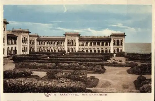 Ak Rabat Marokko, Hopital Marie Feuillet