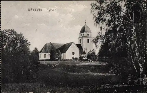 Ak Rättvik Schweden, Kirche