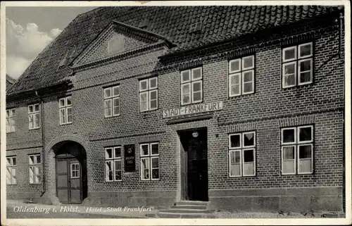 Ak Oldenburg in Holstein, Hotel Stadt Frankfurt