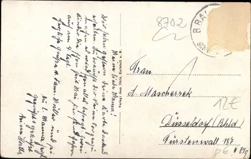 Ak Thüngen Unterfranken, Totalansicht der Ortschaft