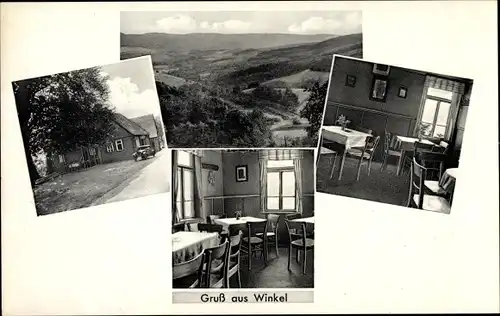 Ak Winkel Lindenfels Odenwald, Gasthaus zur Linde, Weschnitztal