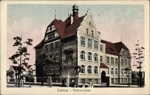 Ak Castrop Rauxel im Ruhrgebiet, Victoria Schule