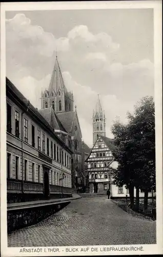 Ak Arnstadt in Thüringen, Liebfrauenkirche