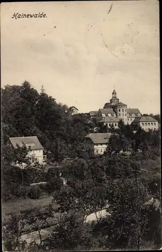 Ak Hainewalde Oberlausitz, Blick auf den Ort