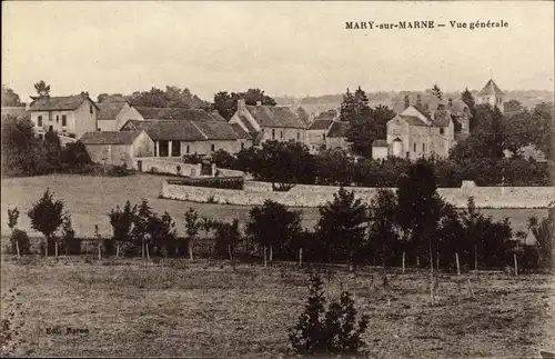 Ak Mary sur Marne Seine et Marne, Gesamtansicht