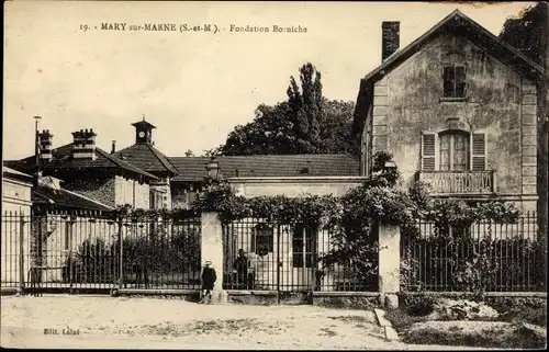 Ak Mary sur Marne Seine et Marne, Fondation Borniche