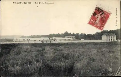 Ak Saint Cyr Yvelines, Les Docks Generaux