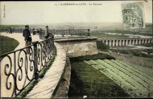 Ak Saint Germain en Laye Yvelines, La Terrasse