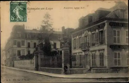 Ak Saint Germain en Laye Yvelines, Pavillon Louis XIV