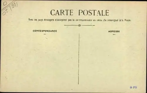 Ak Clamart Hauts de Seine, Hopital Militaire Percy, Galerie exterieure