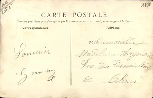 Ak Saint Denis de l´Hôtel Loiret, Vue Générale, Uferpartie