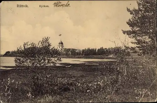 Ak Rättvik Schweden, Kirche
