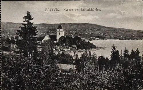 Ak Rättvik Schweden, Kyrkan och Lerdalshöjden