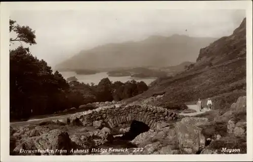 Ak Keswick Lake District Cumbria, Derwentwater from Ashness Bridge Keswick, Mayson