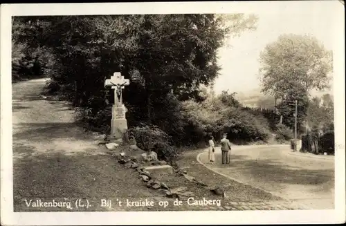 Ak Valkenburg Südholland, Bij't kruiske op de Cauberg