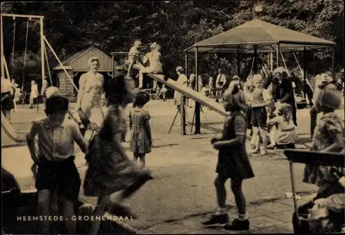 Ak Heemstede Groenendaal, Kinder auf dem Spielplatz