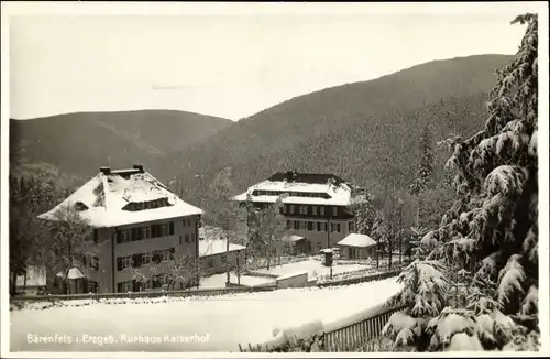 Ak Bärenfels Altenberg im Erzgebirge, Kurhaus Kaiserhof