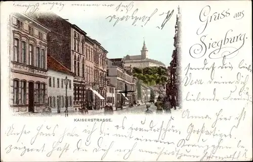 Litho Siegburg Rhein Sieg Kreis, Kaiserstraße