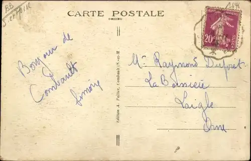 Ak Combault Seine et Marne, Le vieux Réservoir