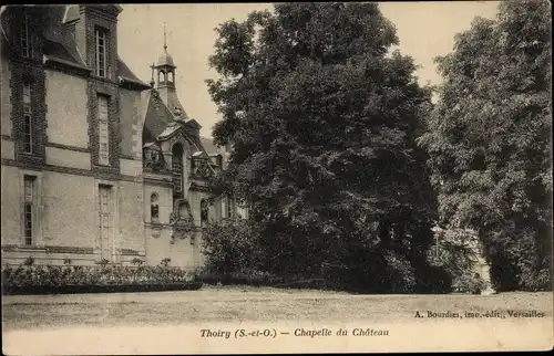 Ak Thoiry Yvelines, Chapelle du Chateau