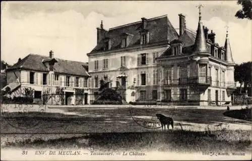 Ak Meulan en Yvelines, Tessaucourt, Le Chateau