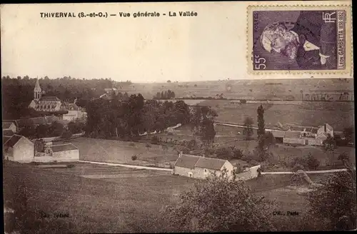 Ak Thiverval Grignon Yvelines, Vue generale, La Vallee