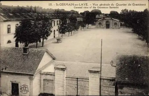 Ak Saint Germain en Laye Yvelines, Vue generale du Quartier de Grammont