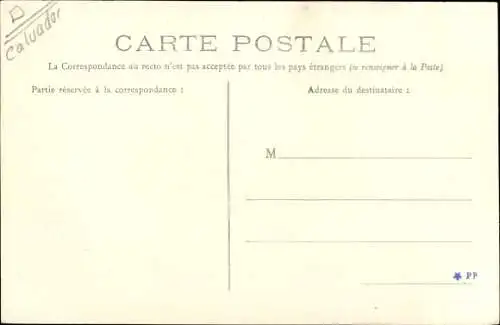 Ak Courseulles sur Mer Calvados, Vue generale du chateau