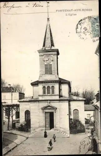 Ak Fontenay aux Roses Hauts de Seine, L'Eglise