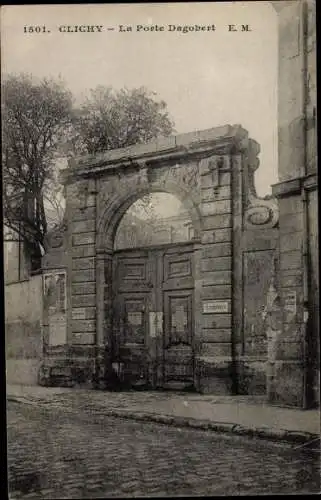 Ak Clichy Hauts de Seine, La Porte Dagobert