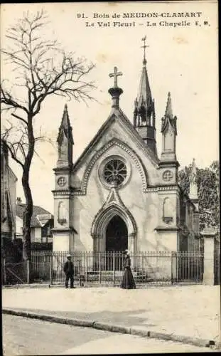 Ak Clamart Hauts de Seine, Le Val Fleuri, la chapelle