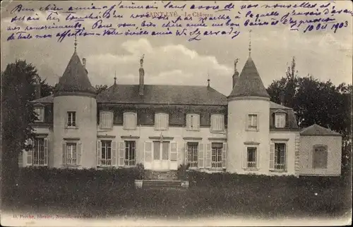 Ak Saint Lyé Loiret, Château