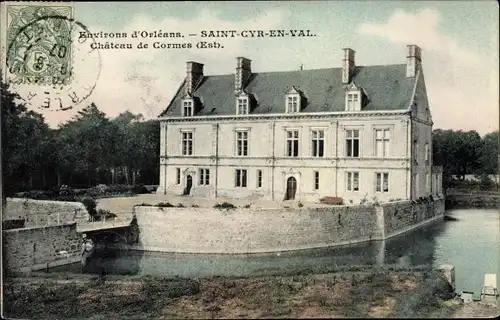 Ak Saint Cyr en Val Loiret, Château de Cormes