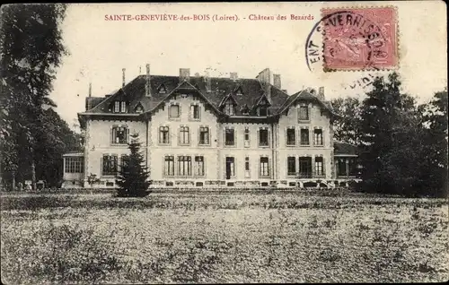 Ak Sainte Genevieve des Bois Loiret, Chateau de Bezards