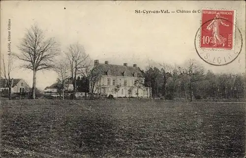 Ak Saint Cyr en Val Loiret, Château