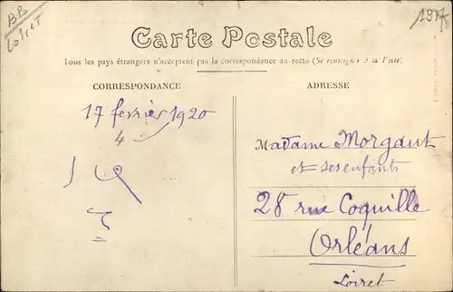 Ak Saint Cyr en Val Loiret, Château