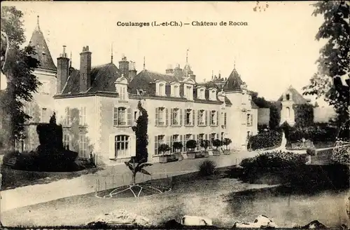 Ak Coulanges Loir-et-Cher, Château de Rocon